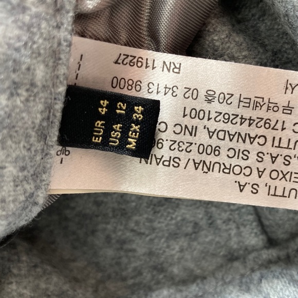 MASSIMO DUTTI | cropped grey pants - Picture 4 of 8